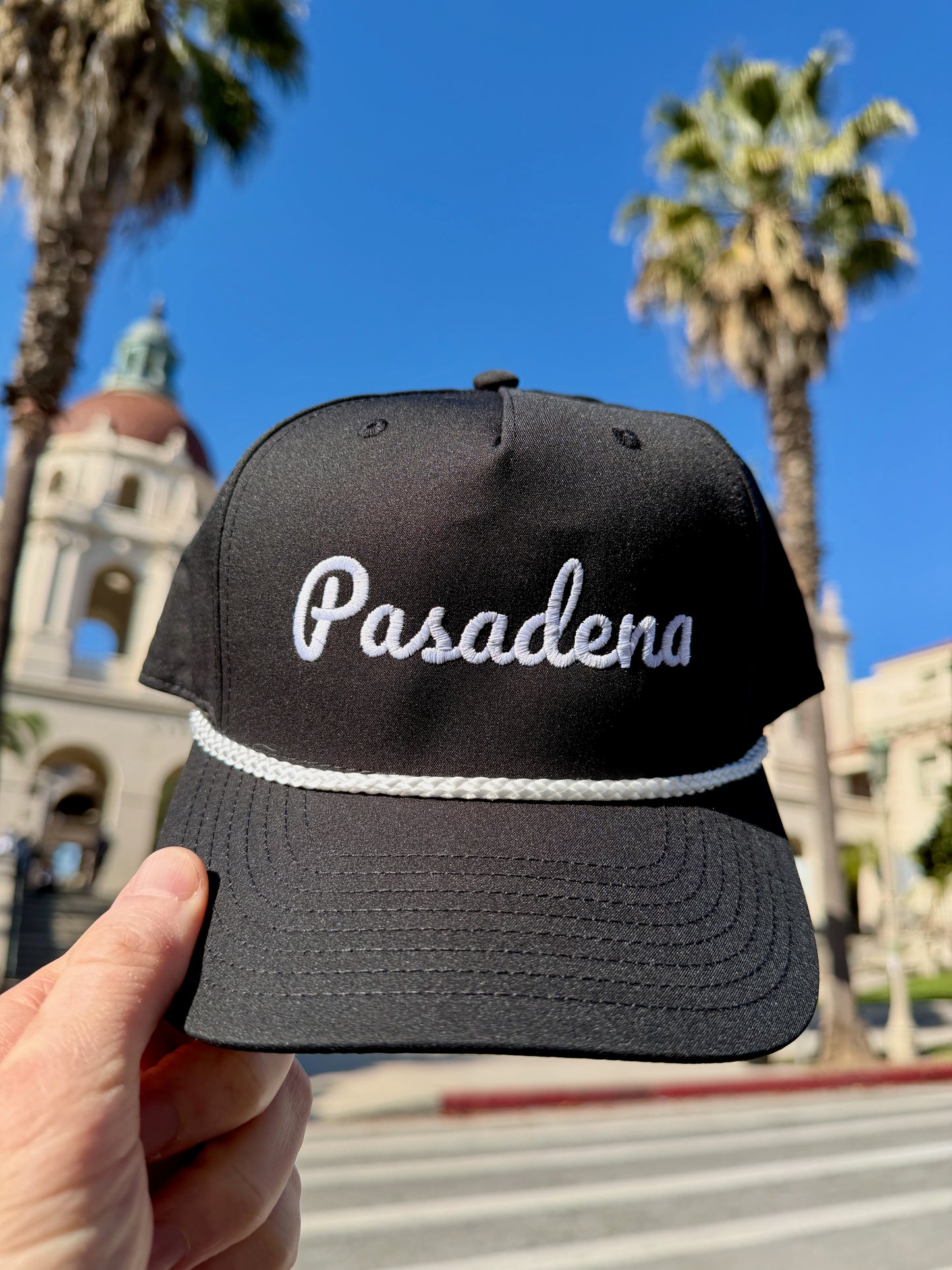 Pasadena Classic Rope Hat - BLACK