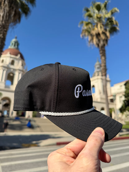 Pasadena Classic Rope Hat - BLACK